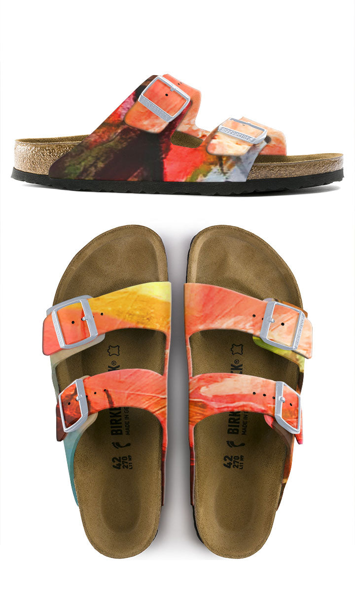 Custom Birkenstock Sandals - The Only way Out is Through (Limited Edition)